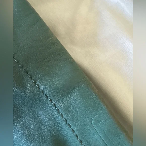 Coach Vintage Carly Hobo Bag Mint Light Blue Teal Leather Bag - Picture 9 of 14